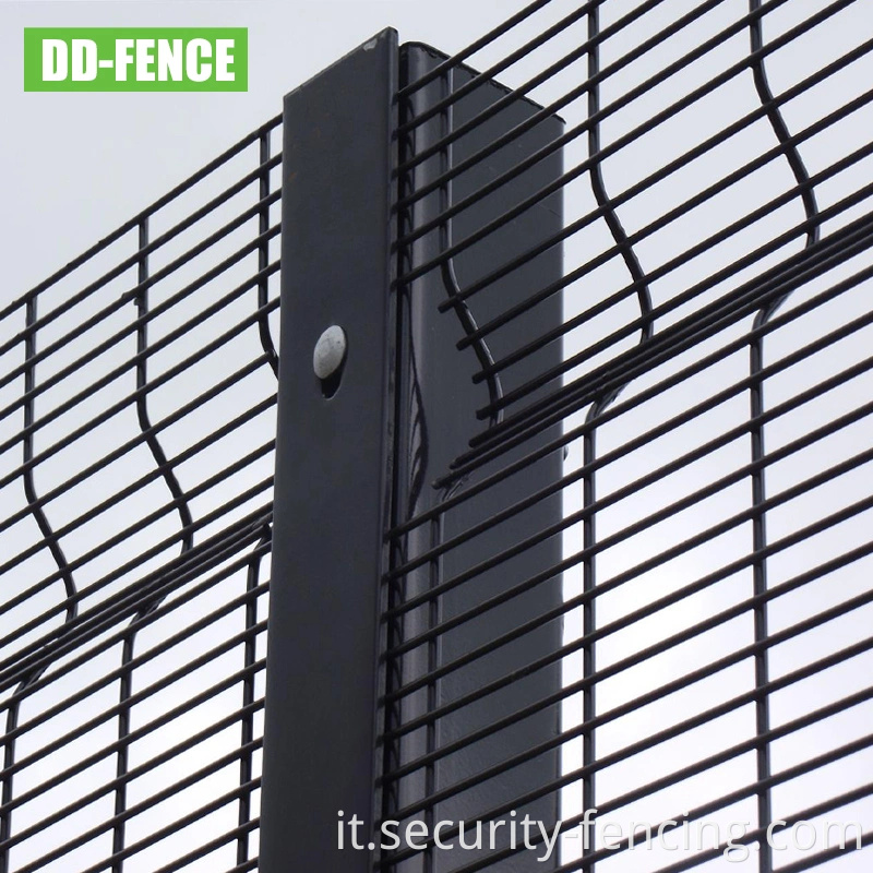 Qualità 358 recinzione di sicurezza per la stazione di polvere ferroviaria per venivi di trattamento del gas aeroporto di bordo del bordo